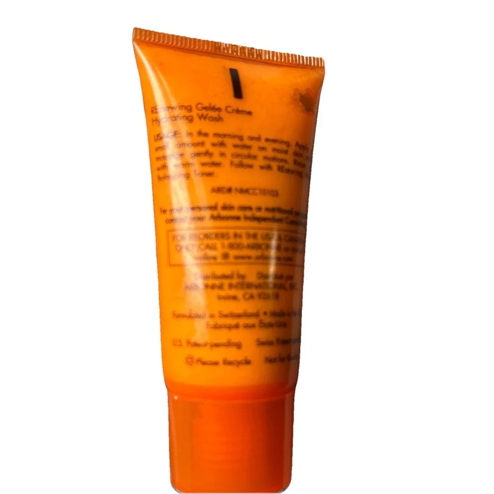 Arbonne NutriMin C RE9 REnewing Gelee Creme Hydrating Wash 1 Fl Oz Travel Sealed
